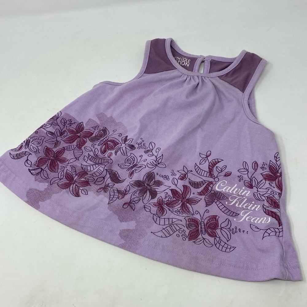 Baby Girl 12 Mo Kenneth Cole Reaction Calvin Klein Jeans Tank Dress